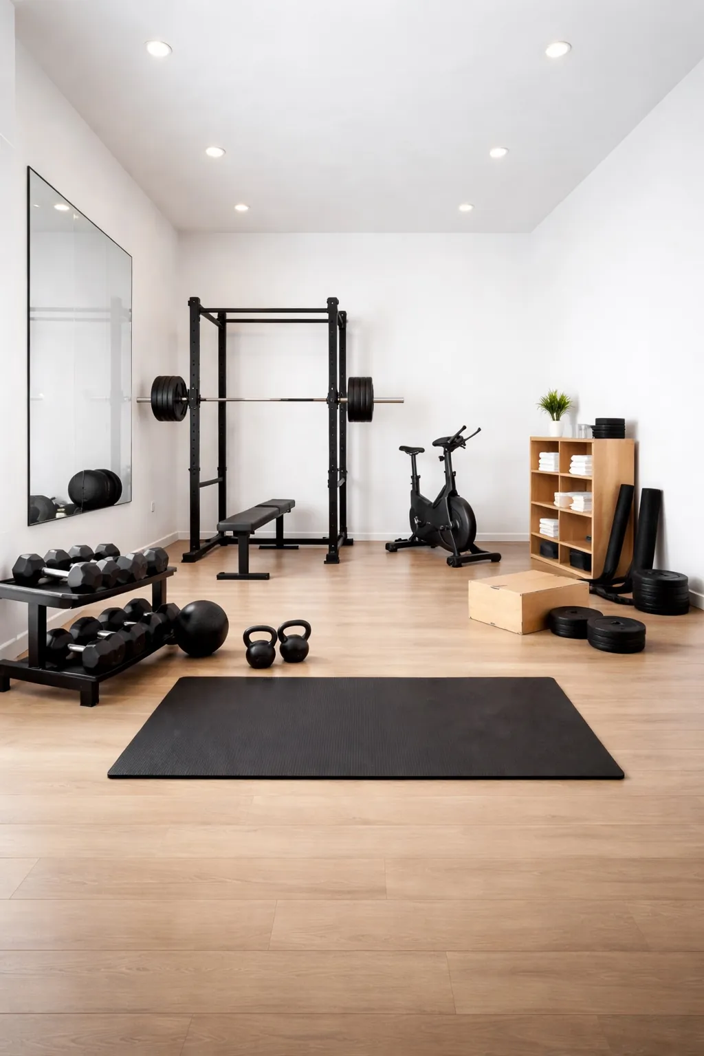 ミニマルなトレーニング空間