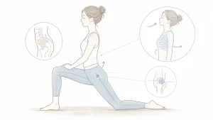 股関節ストレッチで前ももがつらい時の見直し方｜骨盤と呼吸で整える