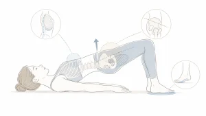 ヒップリフトで腰に入る原因｜お尻を上げる前に肋骨と骨盤を整える