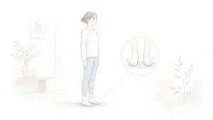 立つとふくらはぎが張りやすい時｜伸ばす前に足圧のかけ方を変える