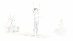 オーバーヘッド種目で肋骨が開きやすい時｜腕を上げる前に支えを作る